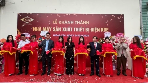 Khánh thành Nhà máy sản xuất thiết bị điện KDE tại Đông Kết, Hưng Yên